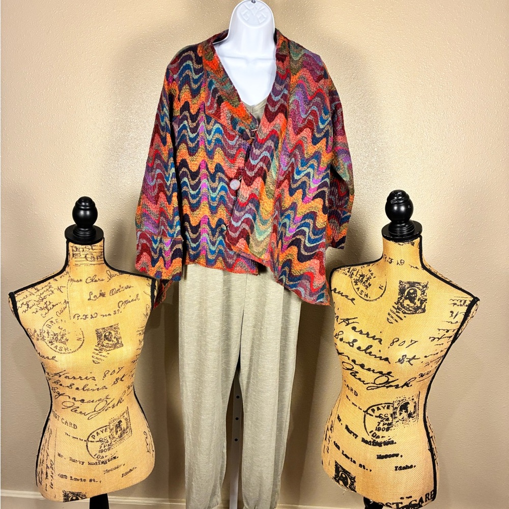 Multicolor Zigzag Women's Jacket - image 5